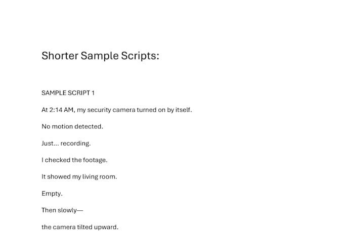 create viral horror scripts for youtube shorts and tiktok